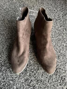 UNIONBAY Timmy Dark Brown Ankle Boots | Size 10